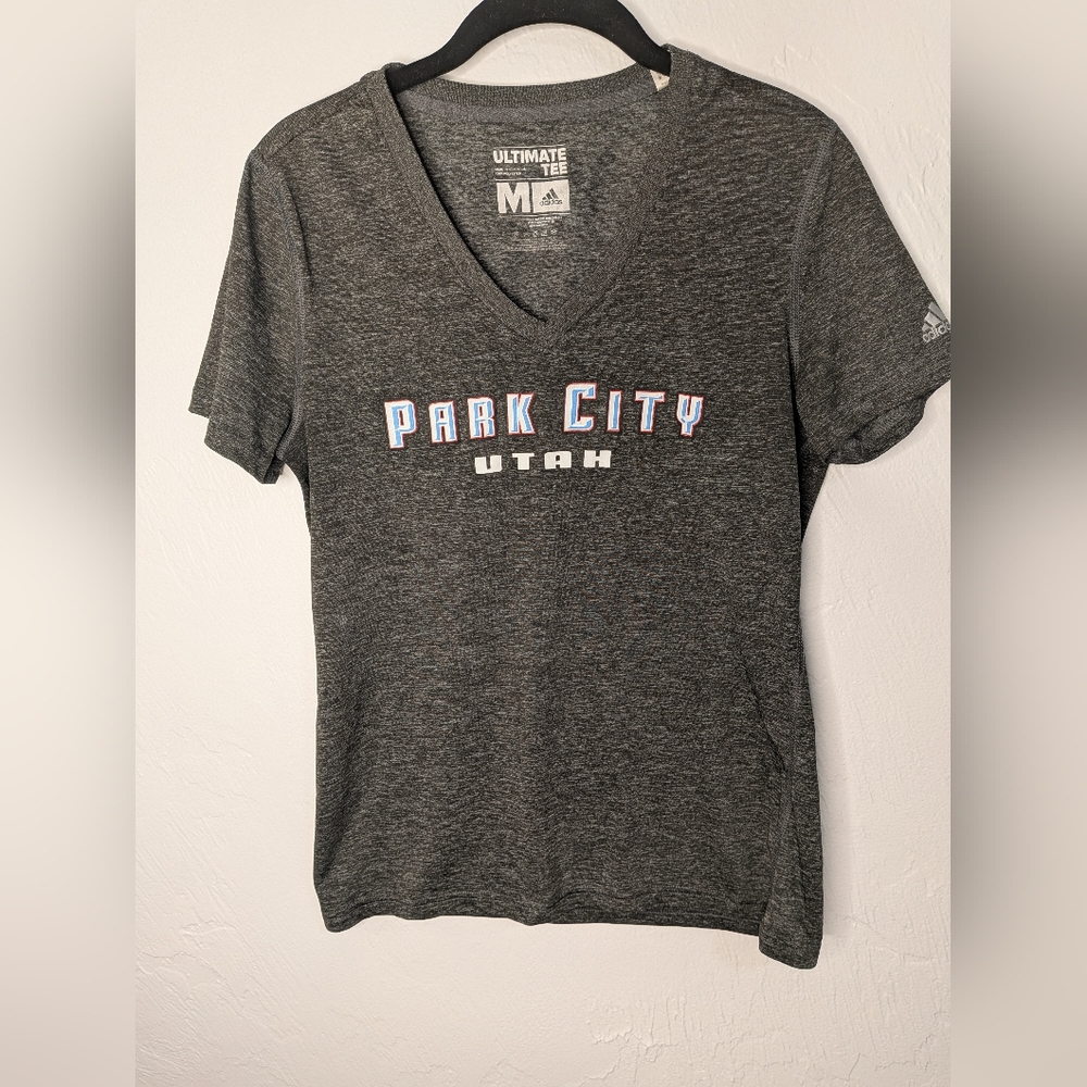 Adidas Dark Gray Salt Lake City Tee